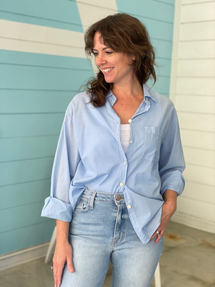 Boyfriend Shirt Blue