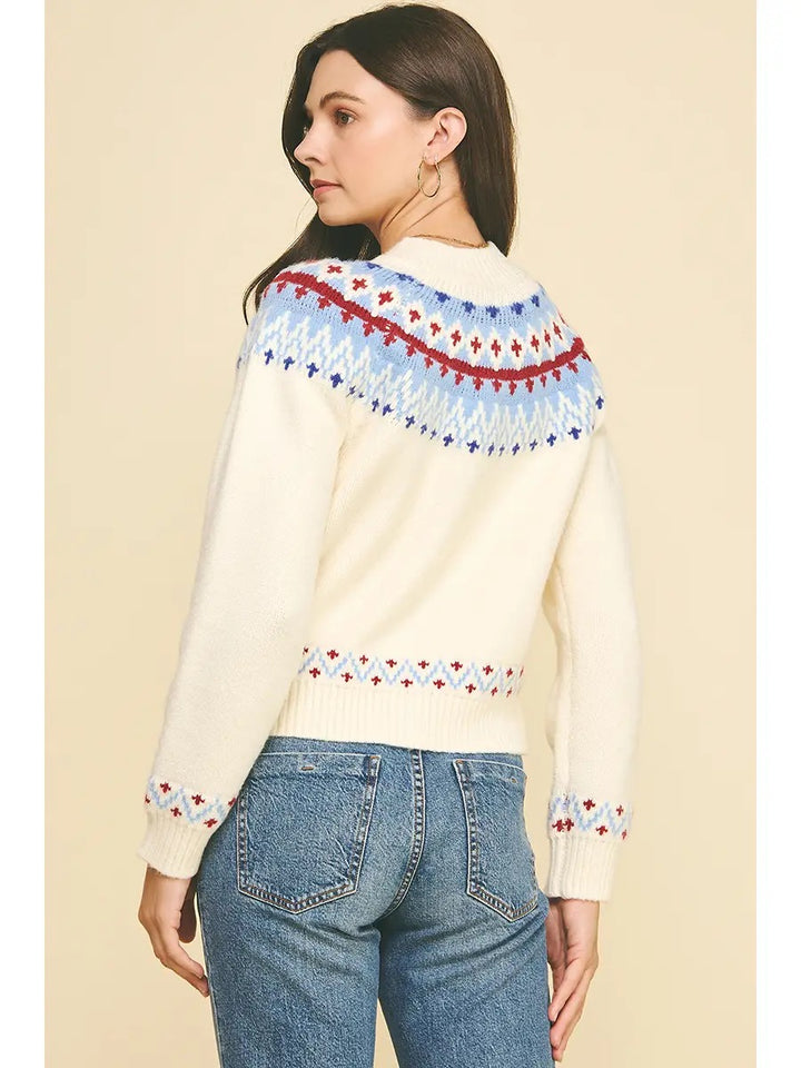 Nordic Patterned Cardigan