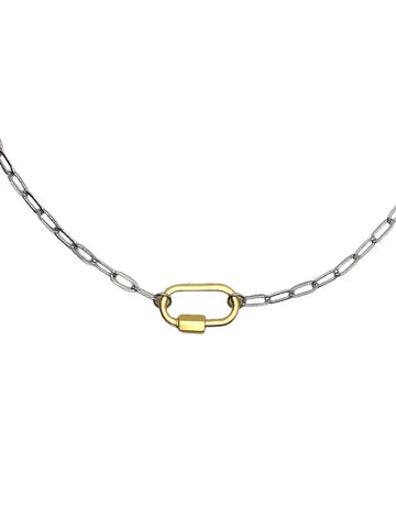 Carabiner Necklace -Farrah B