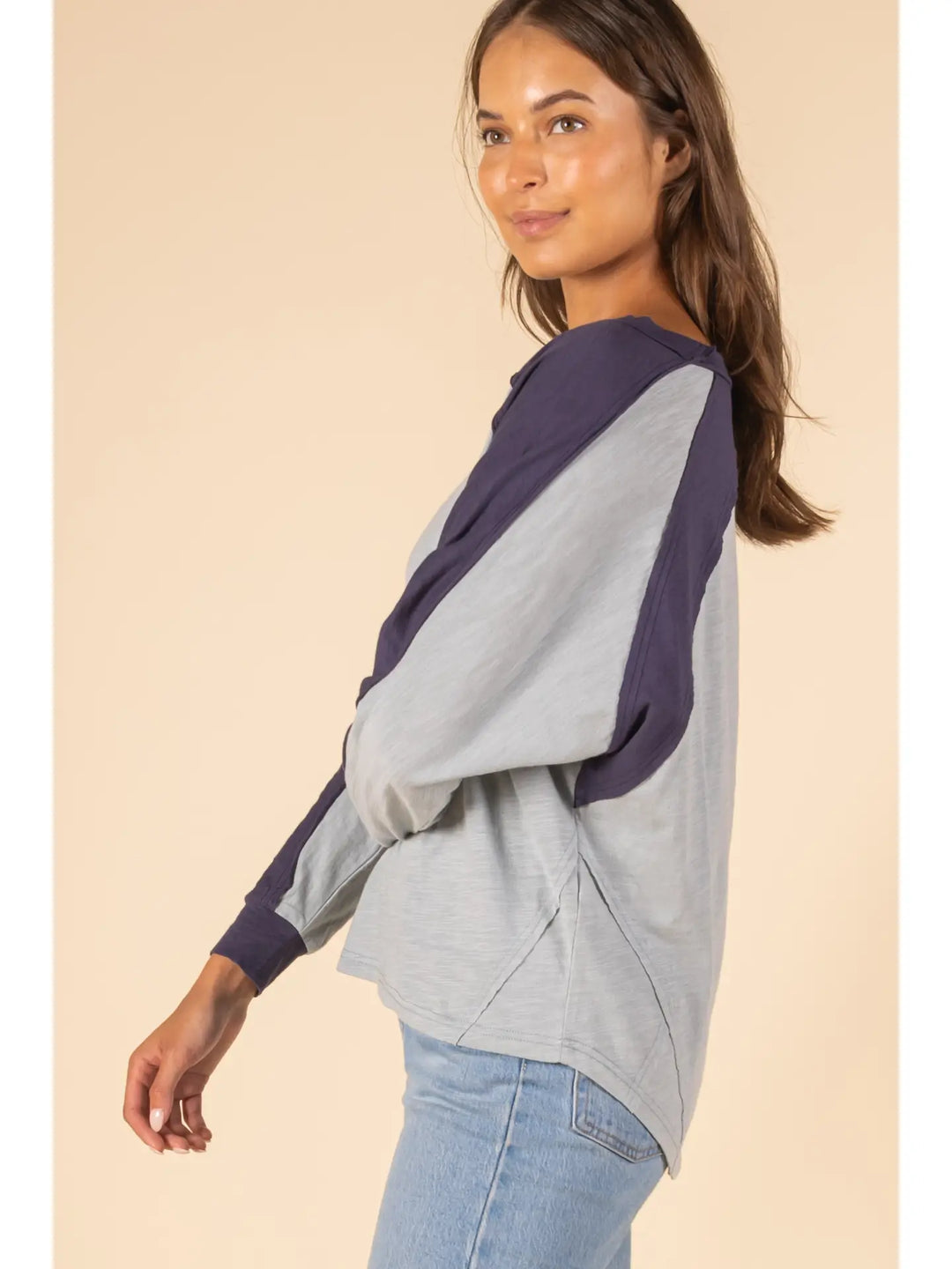 Contrast L/S Top