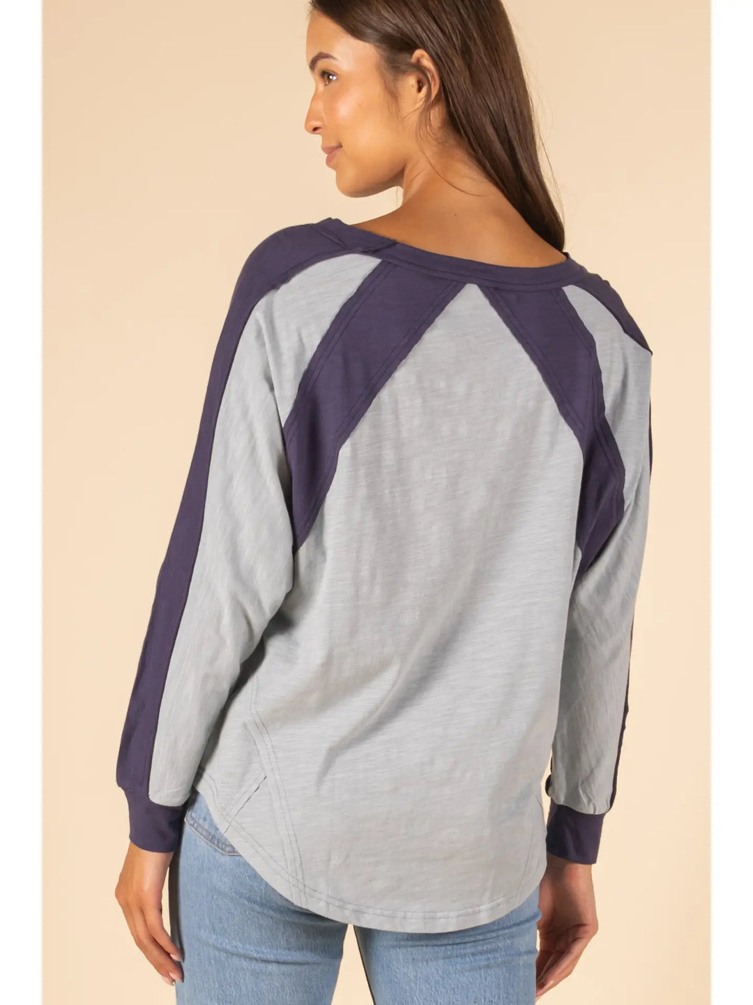 Contrast L/S Top