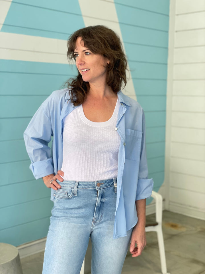 Boyfriend Shirt Blue