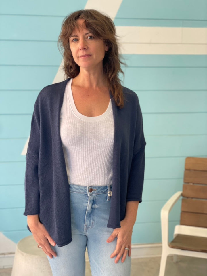 LOVE Cardigan Navy