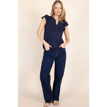 Flutter Sleeve Top