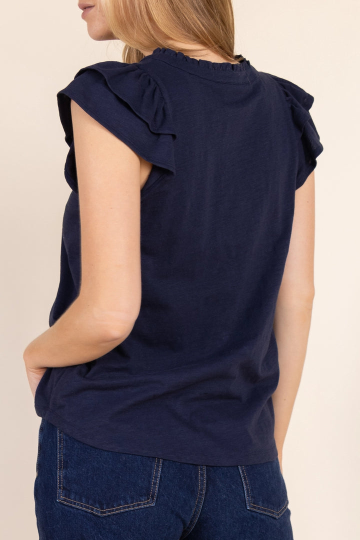 Flutter Sleeve Top