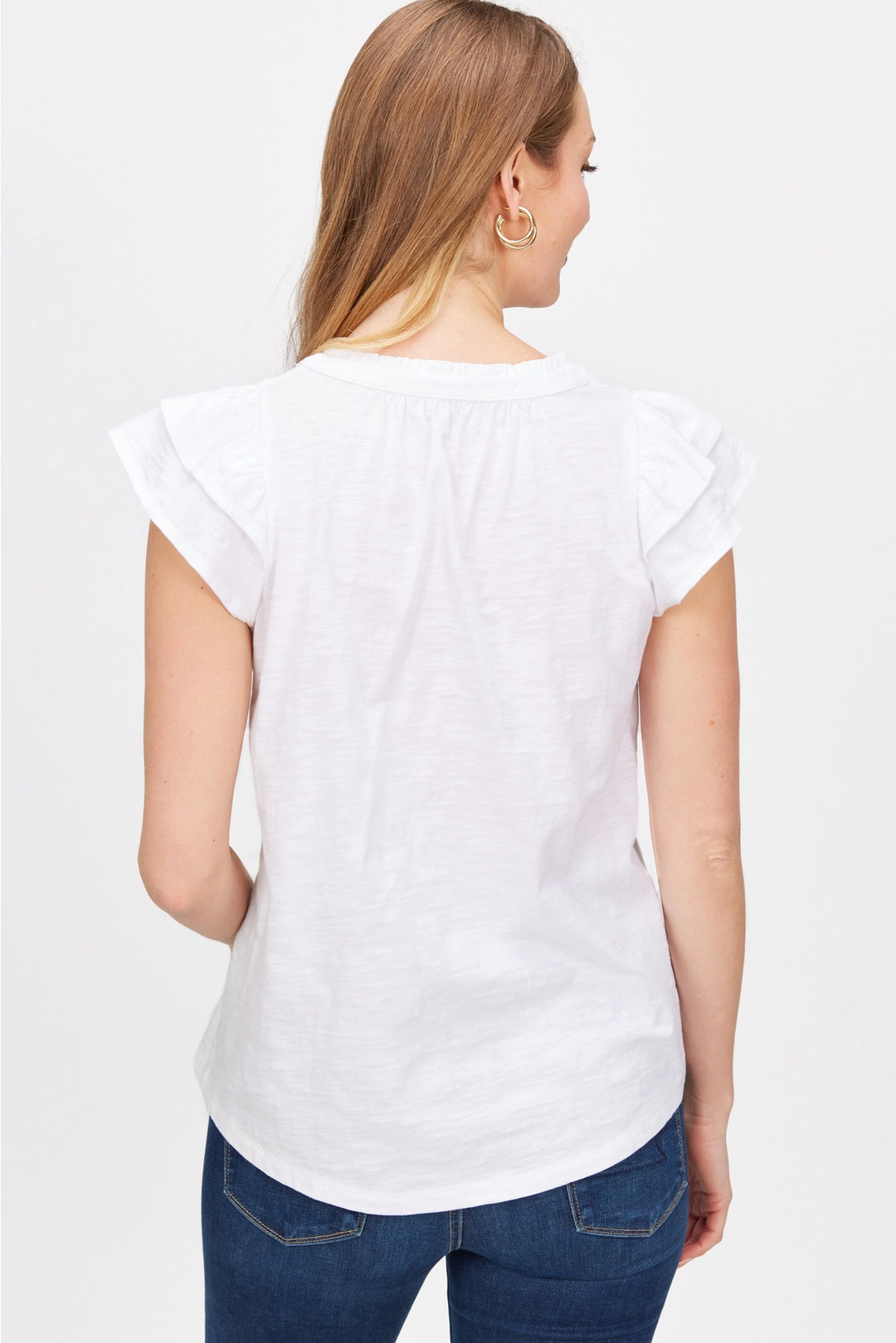 Flutter Sleeve Top