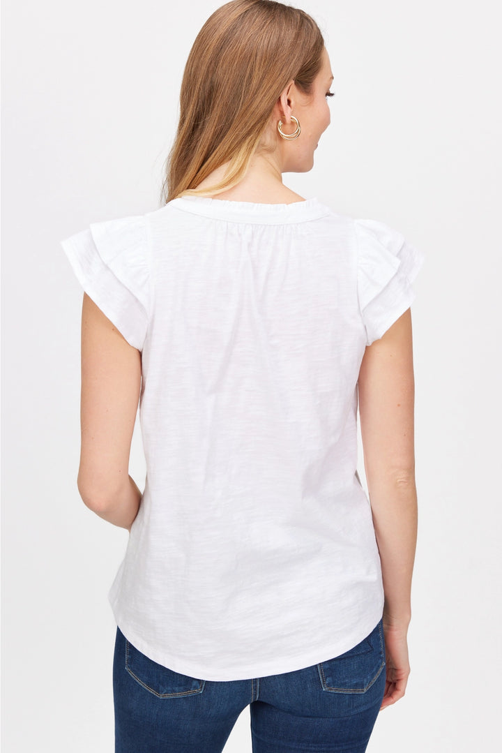 Flutter Sleeve Top