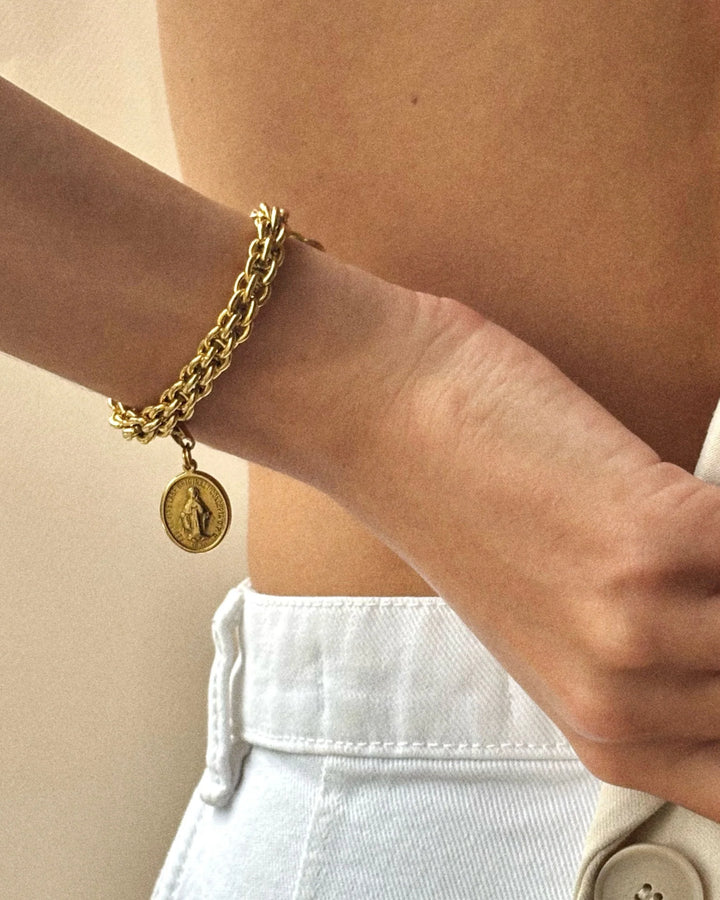 Golden Madonne Charm