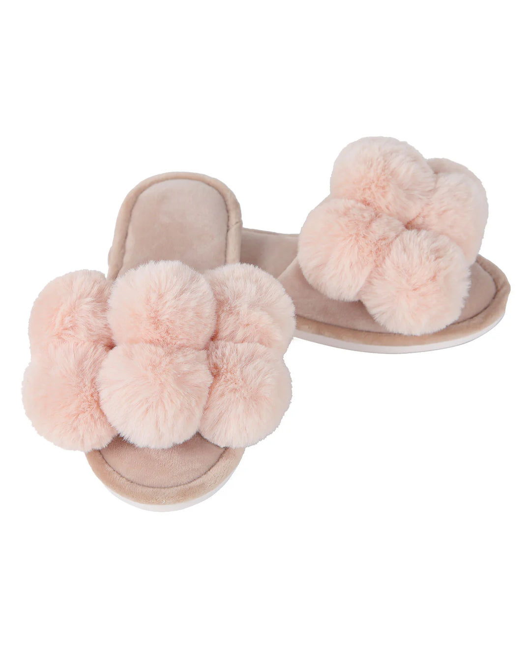 Luxe Pom Pom Slippers