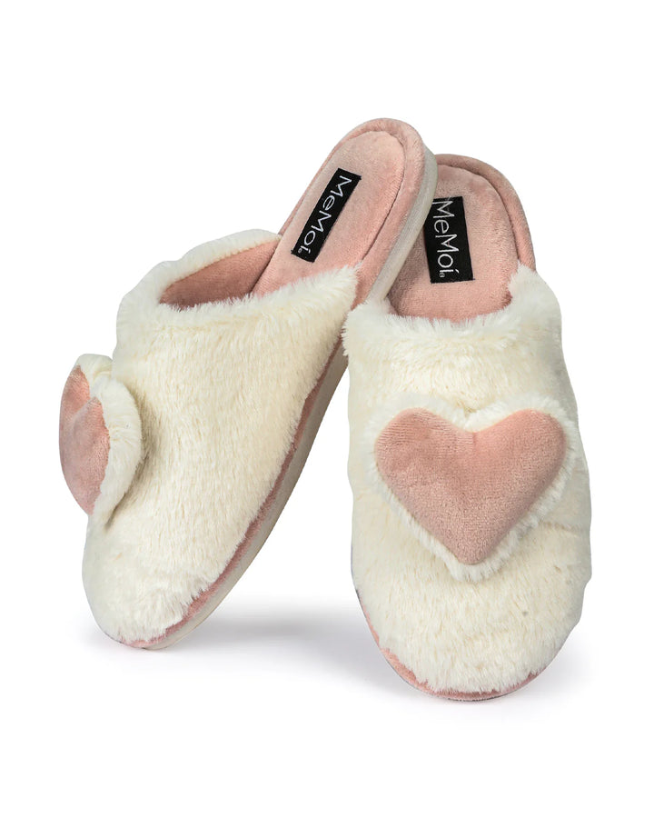 Heart Plush Slippers