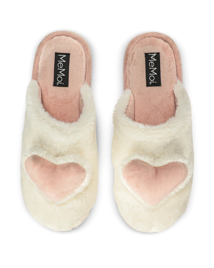 Heart Plush Slippers