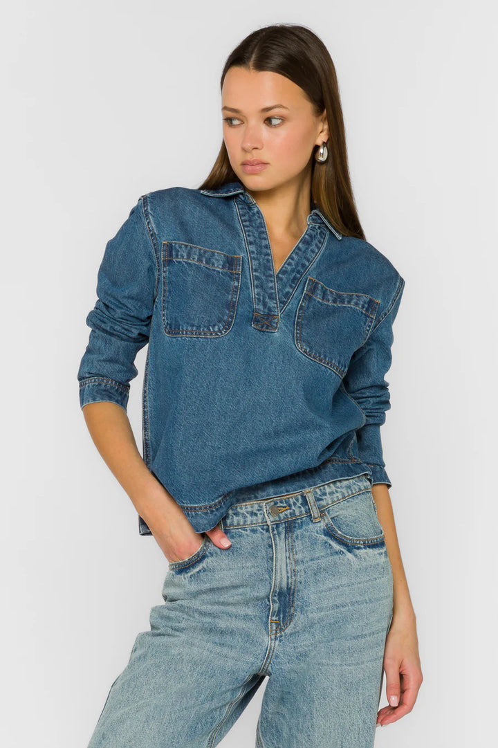 Stevie Denim Popover