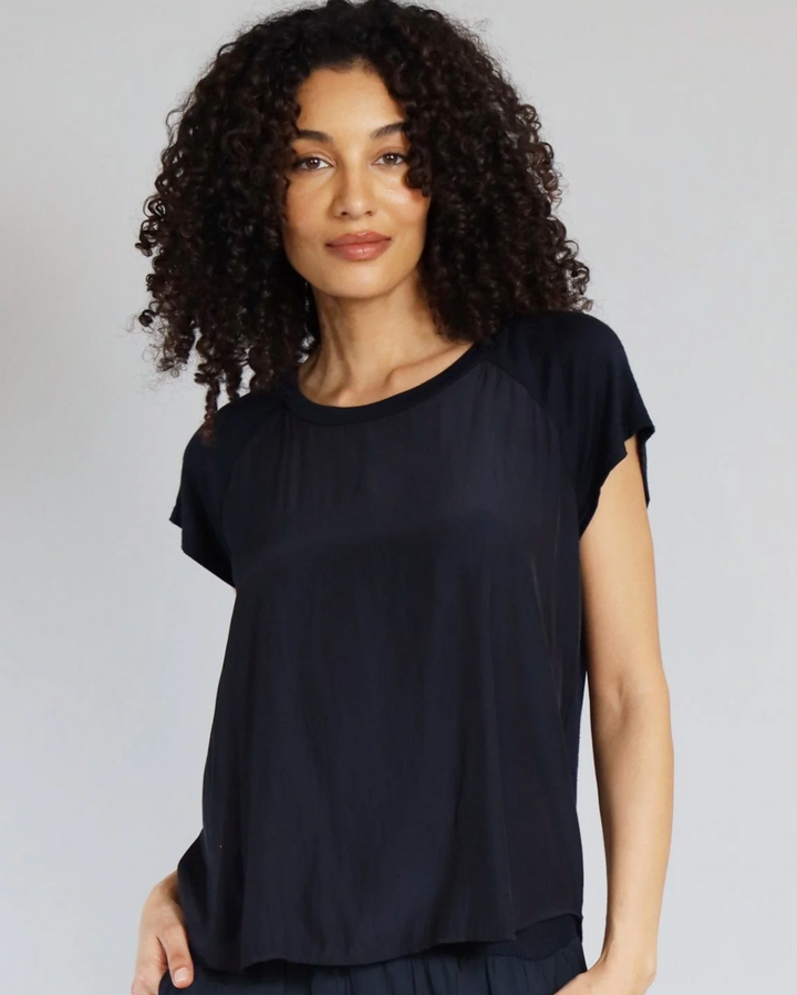 Cap Sleeve Baseball Tee