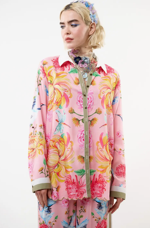 Legend of the Crane Shirt Rose Crane