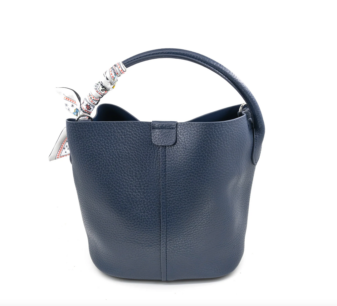 Bucket Bag with Scarf