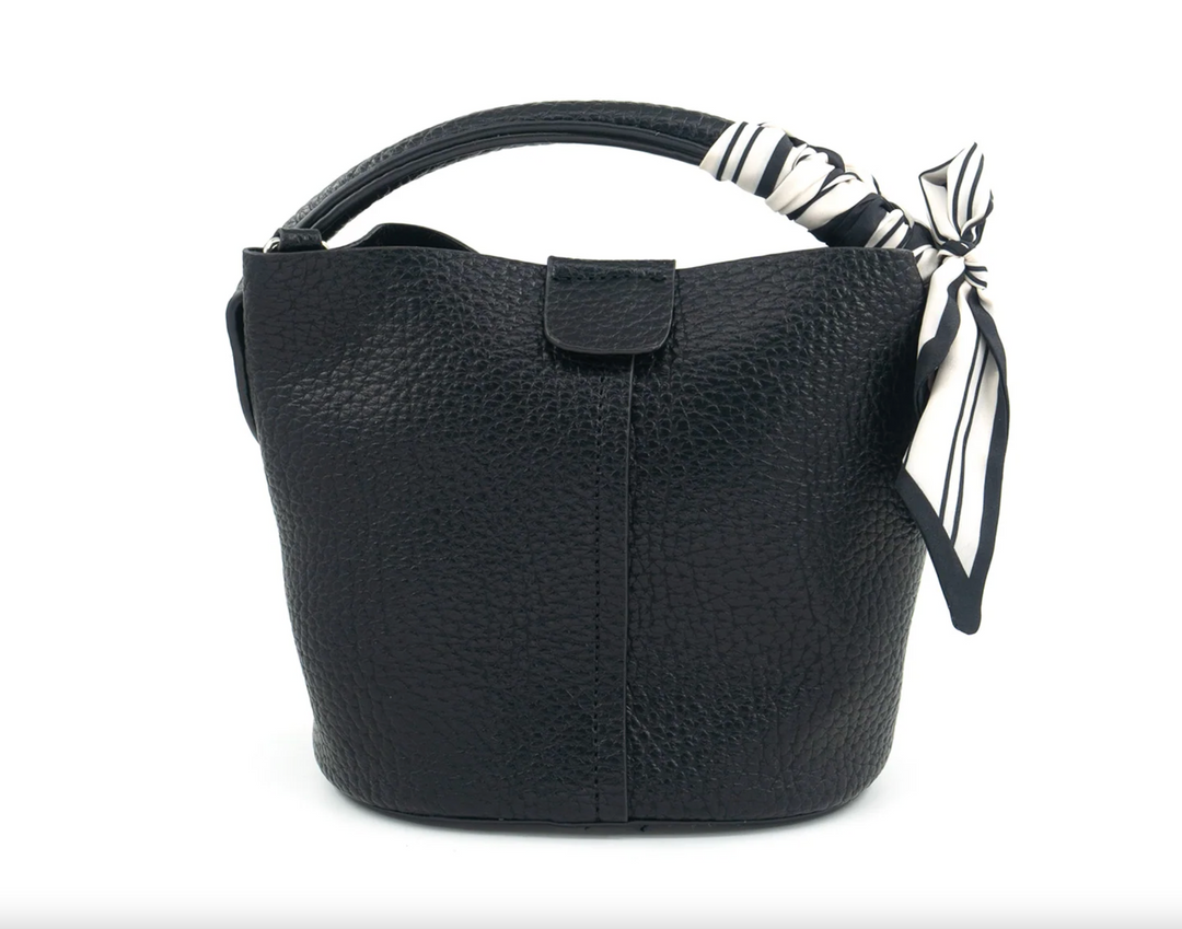 Mini Bucket Bag with Scarf