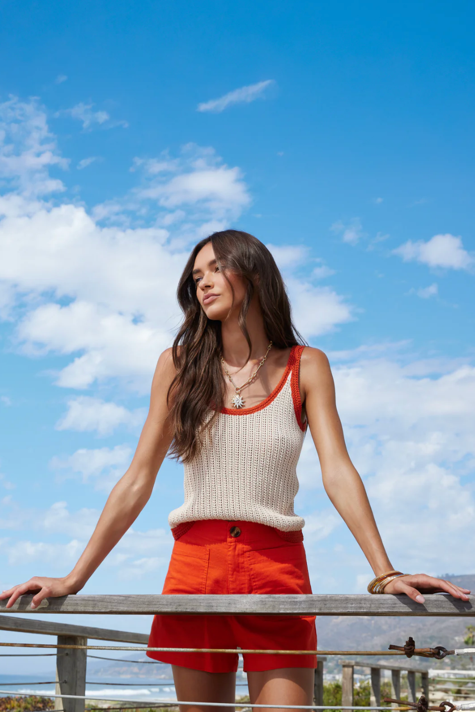 Dahlia Orange Short
