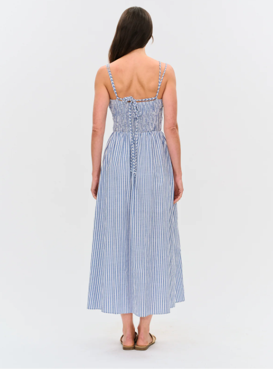 Ebony Striped Smock Dress