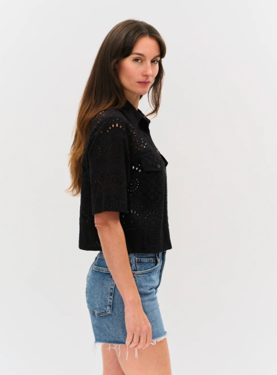 Tove Eyelet Top