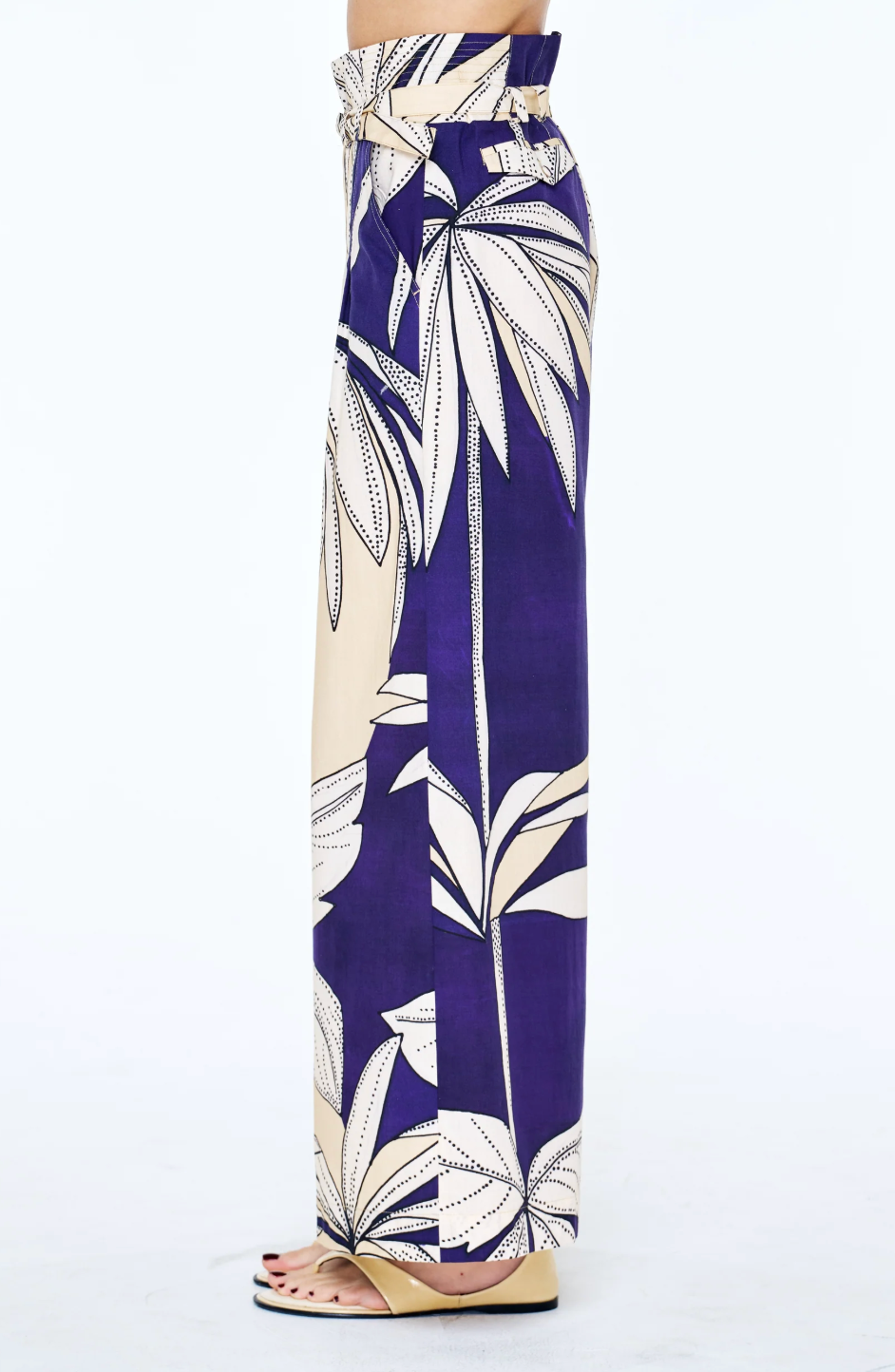 Leah Botanical Belted Pant