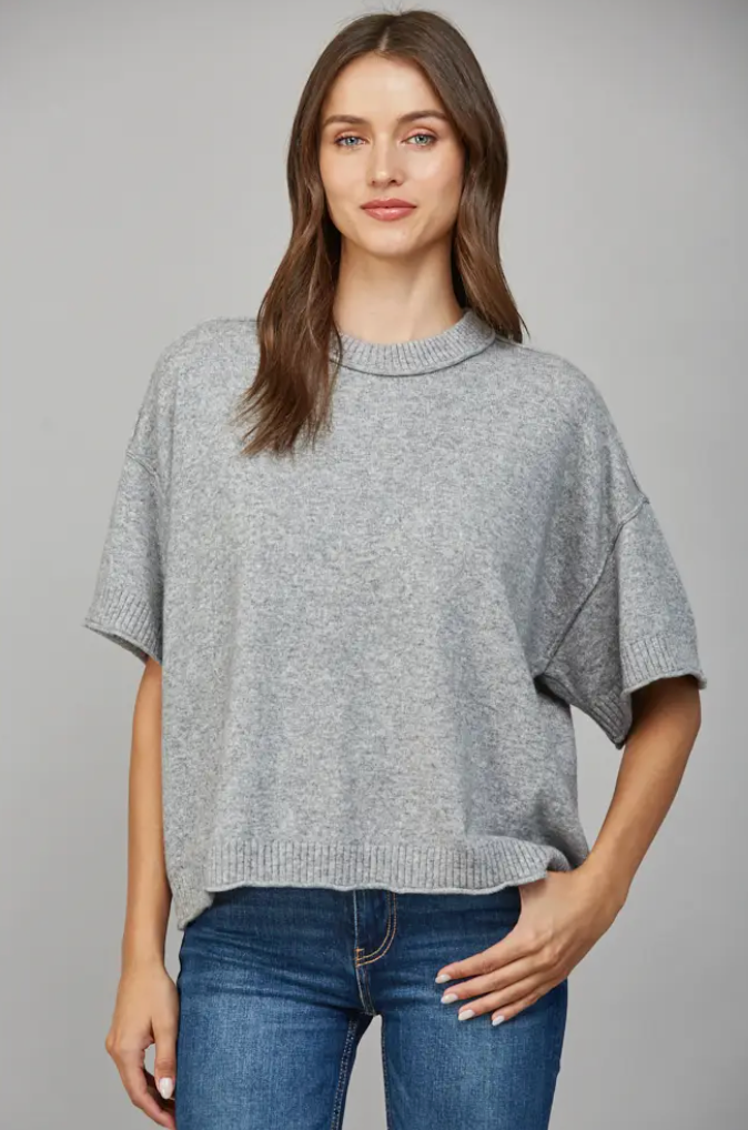 Drop Shoulder Sweater