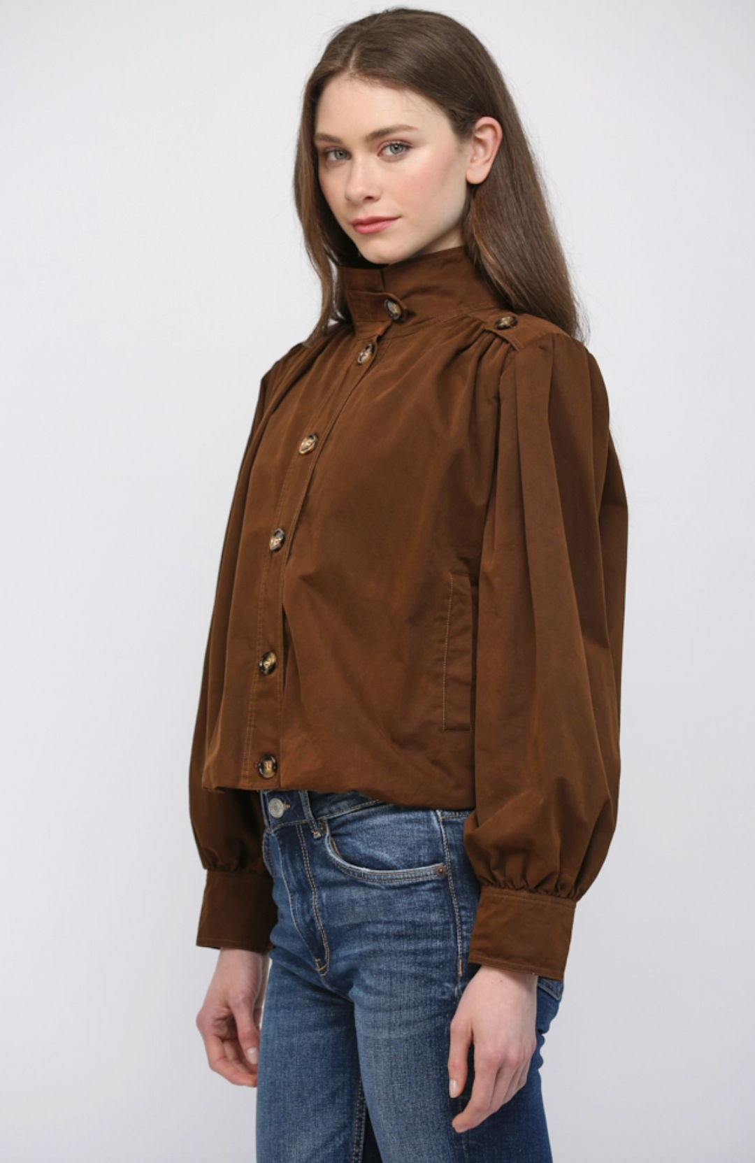 Stand Collar Bomber Jacket