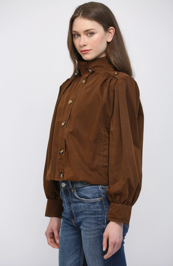 Stand Collar Bomber Jacket