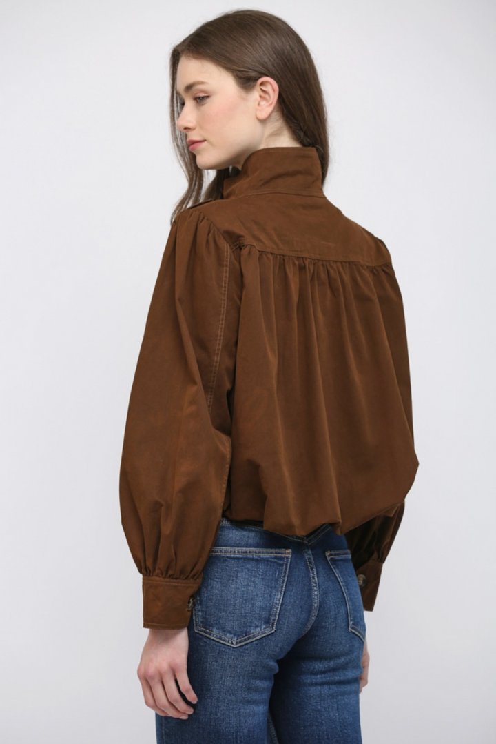 Stand Collar Bomber Jacket