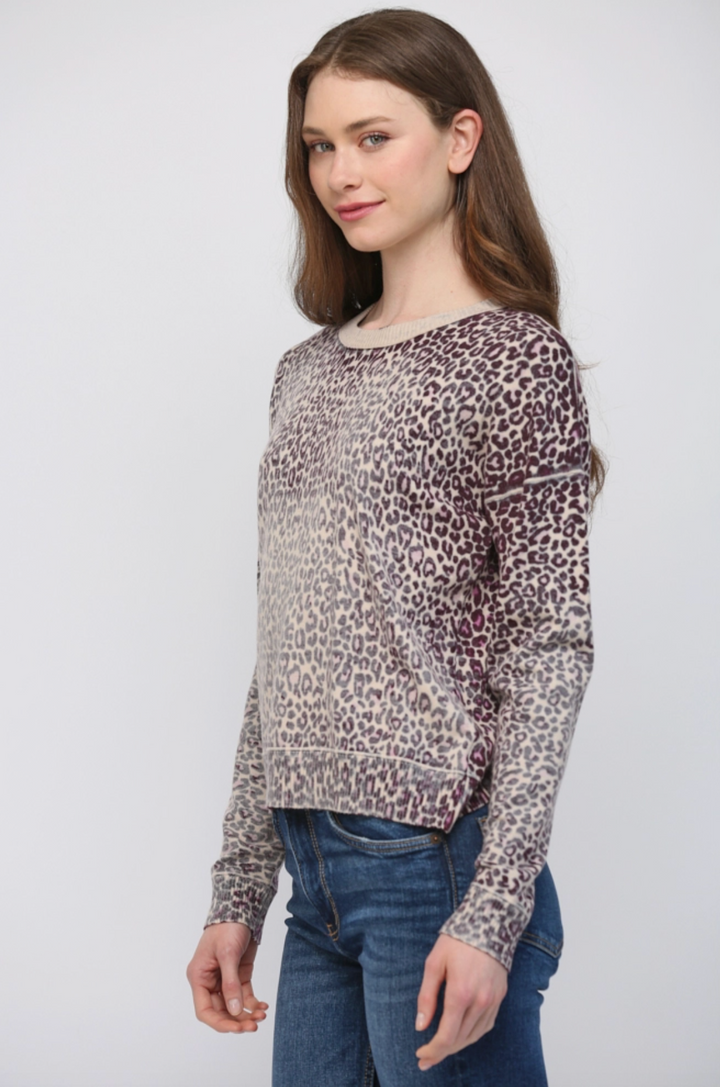 Animal Print Pullover
