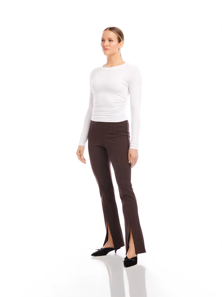 Side-Shirred Top