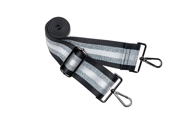 Black Matte HydroBag with Silver Strap