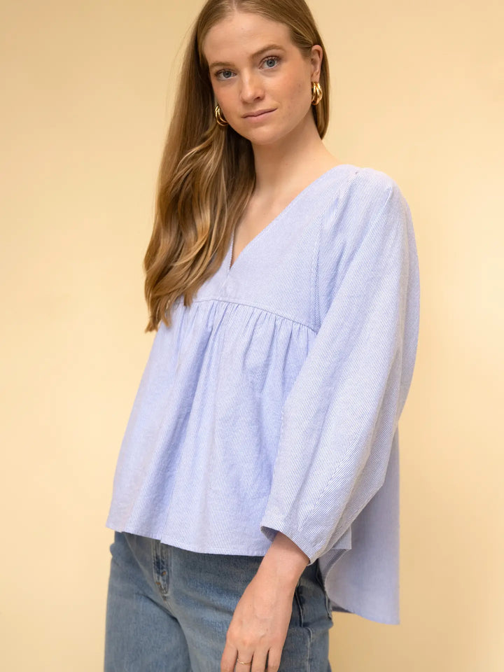 Ticking Stripe Top