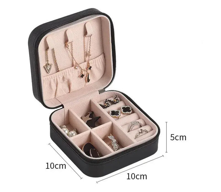 Travel PU Leather Jewelry Case