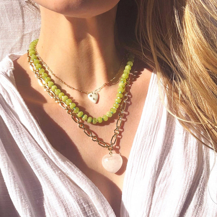 Islands Stone Candy Beaded Necklace