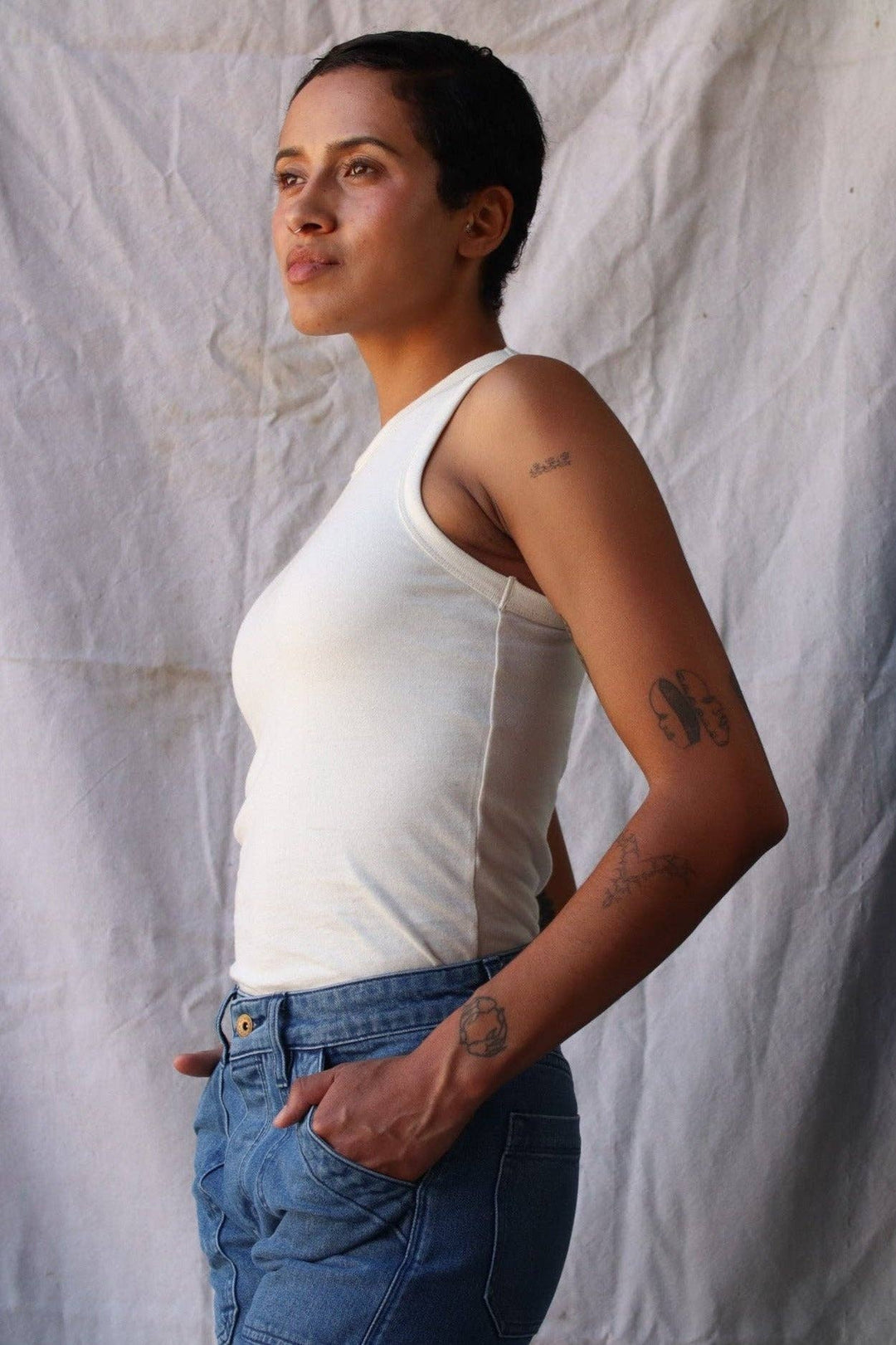 Women | Bolinas Tank | 8oz 100% Cotton - Natural