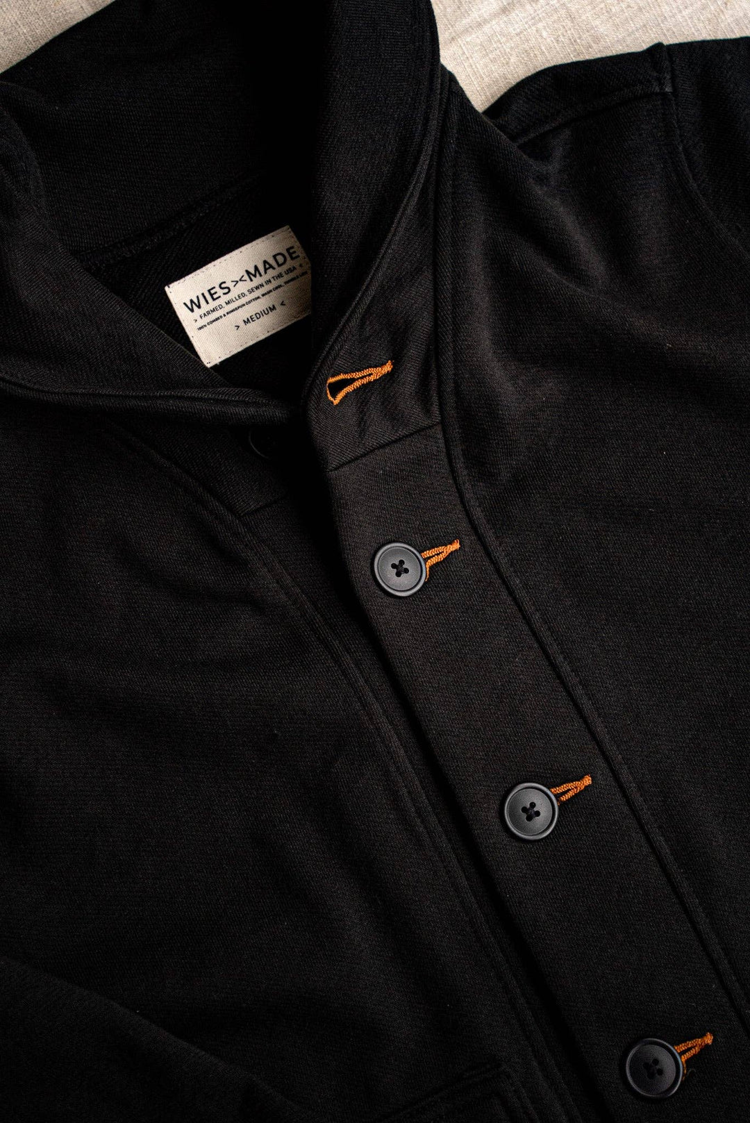 Women | Bodega Cardigan | 14oz 100% Cotton French Terry - Basalt