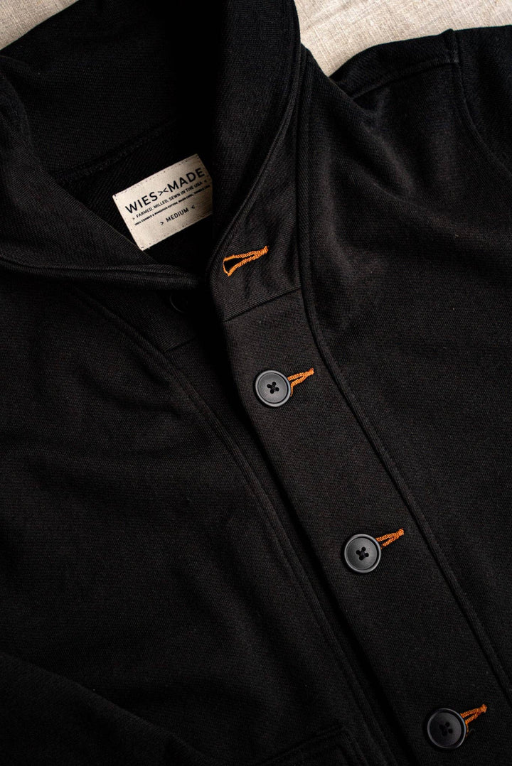 Women | Bodega Cardigan | 14oz 100% Cotton French Terry - Basalt