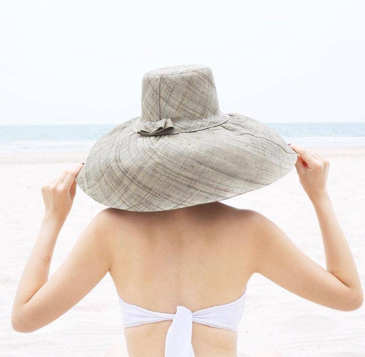 5" & 7" Wide Brim Sun Hat: Solid Color Packable Sunhats