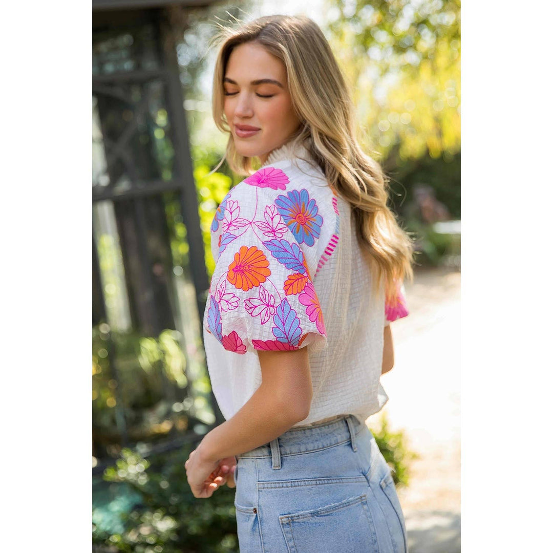 Embroidered  Top