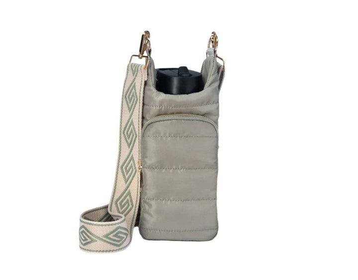 Sage and Tan Woven Strap