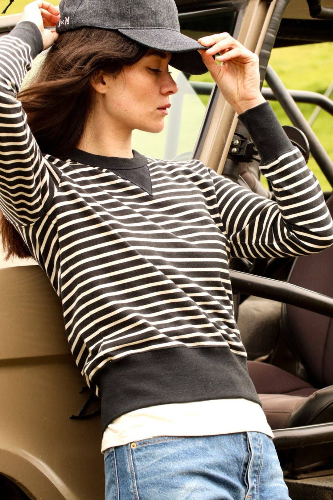 Women | Stinson Pullover | 12oz Rugby Jersey 100% cotton - Stripe