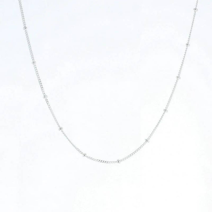 Beaded Curb Chain