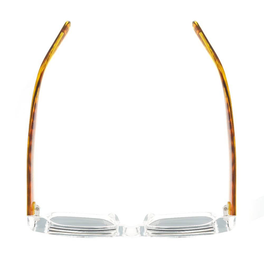 CADE | Clear |Tortoise Temples |  Smokey Lens