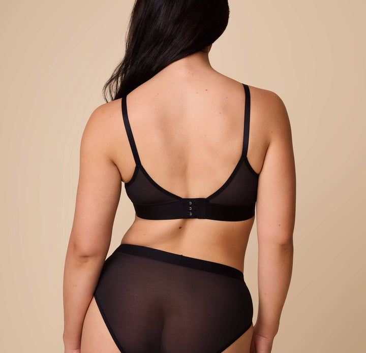 ComfortMesh™ Triangle Bra - Black