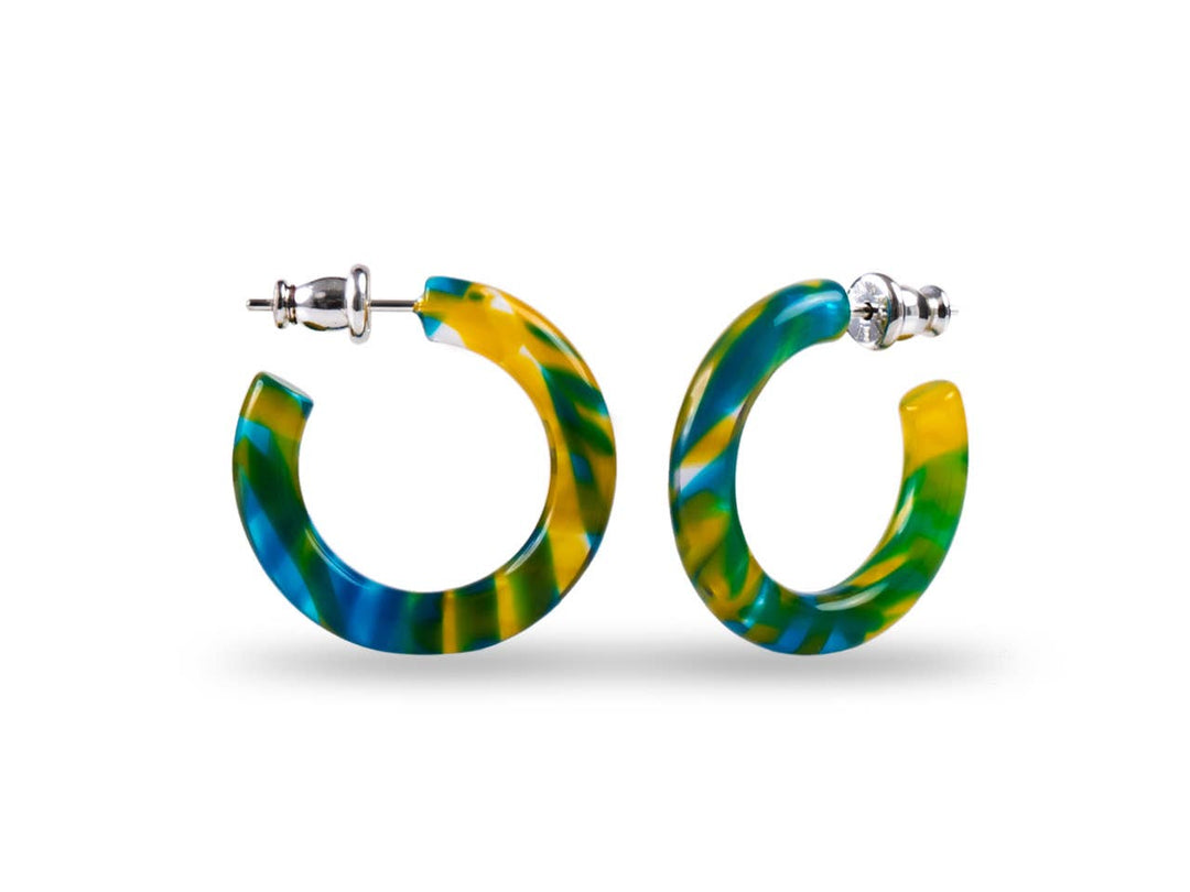 Small Acetate Hoops