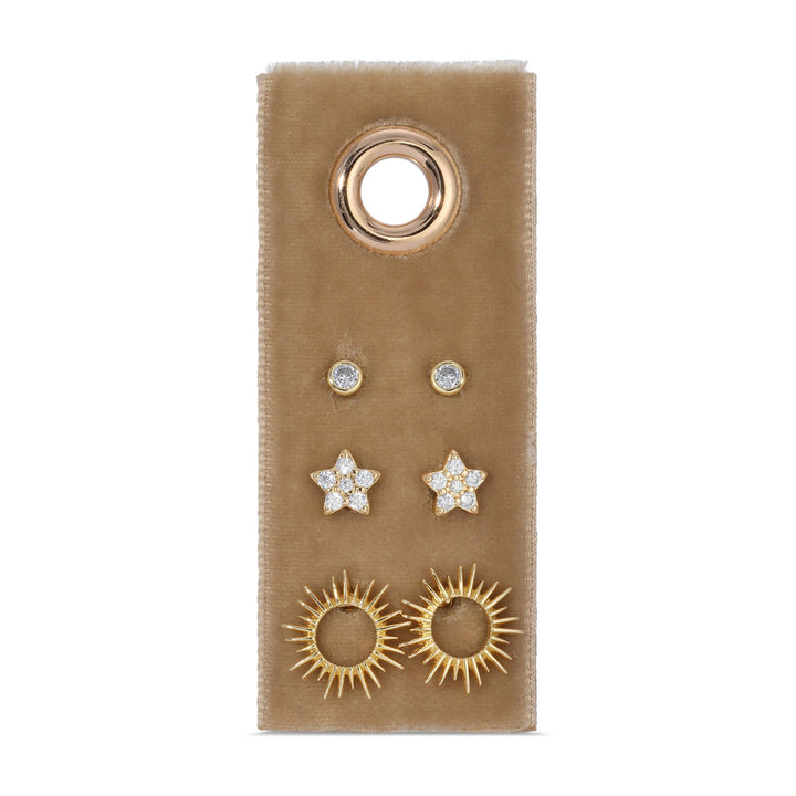 Star Velvet Stud Gift Set