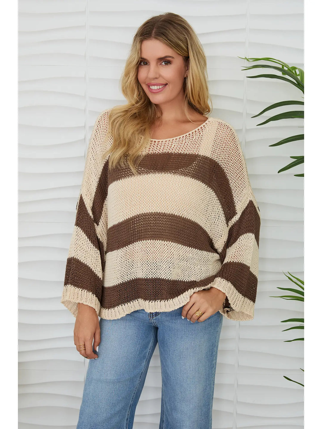 Open Knit Crochet Top