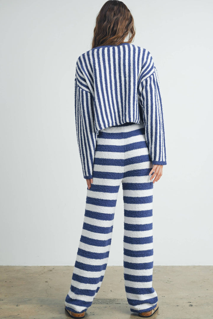 Striped Drawstring Pants