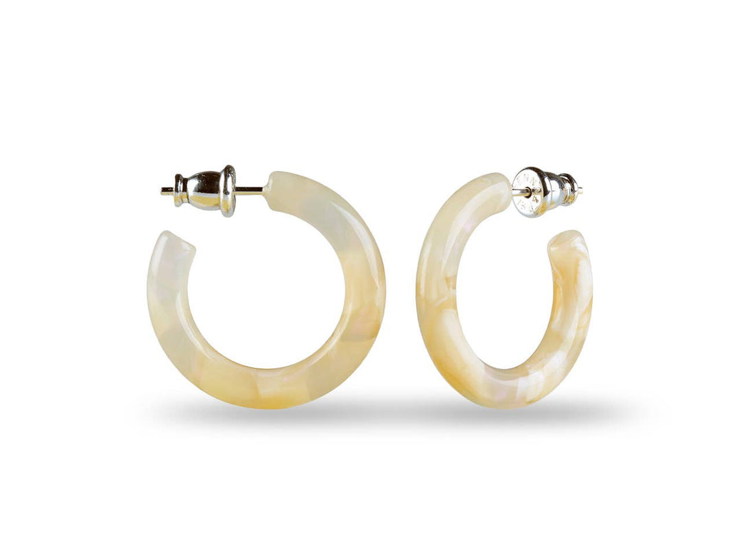Small Acetate Hoops