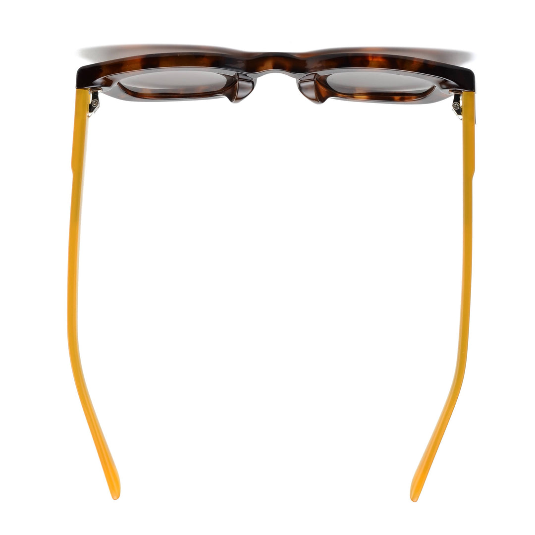 RAVI | Tortoise | Yellow Temples | Brown Lens